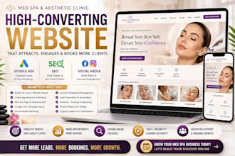 do med spa aesthetic clinic website google ads SEO meta ads instagram marketing