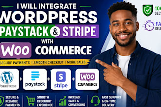 integrate wordpress paystack and stripes with woocommerce