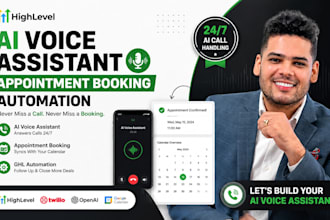 set up gohighlevel ai voice assistant for ghl appointment booking automation