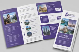 design professional flyer, trifold brochure and marketing materials