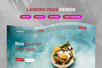design figma landing page, figma website ui ux design