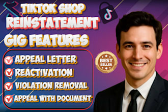 handle tiktok reinstatement, tiktok suspension and tiktok shop appeal