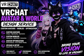 create custom vrchat avatar furry avatar nsfw avatar vrc avatar VR character vrm