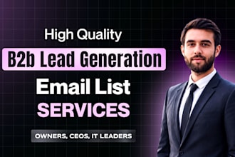 build a verified b2b prospect email list for lead generation and linkedin leads