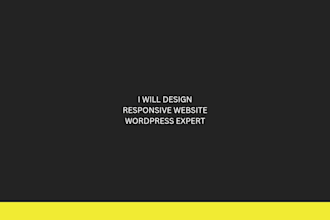 design responsive HTML CSS website landing page