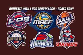 do team jersey or sports club logo design