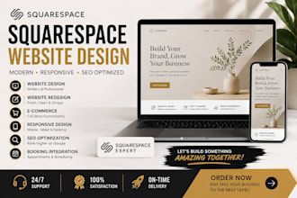 build squarespace redesign website development as squarespace expert