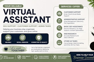 be your SEO and customer support VA