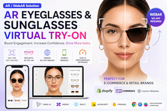 create a webar eyeglasses virtual try on