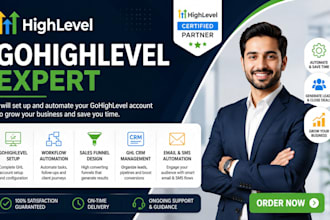be gohighlevel automation expert, ai chatbot, ai receptionist, ai calling agent
