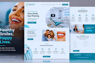 build squarespace dental website family dentist therapy aesthetic clinic website