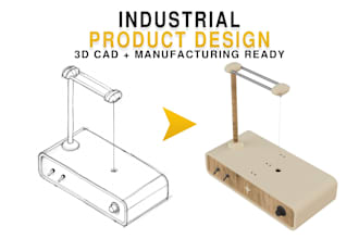 design your product or part in fusion 360 cad