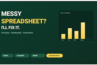build excel formulas dashboard and automate your spreadsheet