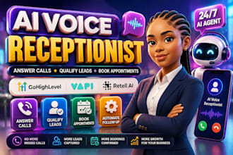 build ai voice receptionist with gohighlevel, vapi and retell ai