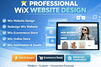 wix website redesign wix online store wix velo code wix cms revamp wix website