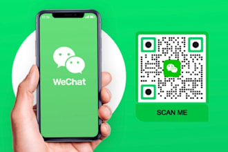 assist you to scan the qr code for wechat setup