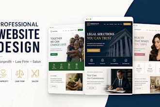 design nonprofit, law firm, and salon websites
