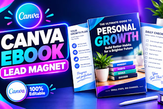 design editable canva ebook workbook lead magnet