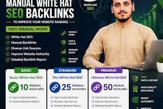 create white hat backlinks to improve your website ranking