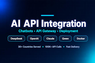 integrate ai apis and build custom chatbots