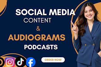 create audiograms and social media content for podcasts