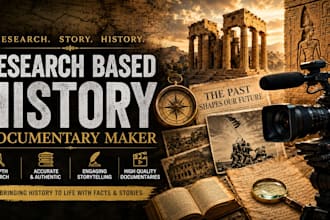 edit research based historical documentary