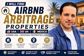 find airbnb arbitrage properties USA UK mexico airbnb USA booking properties USA