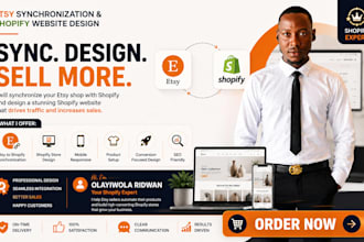 sync etsy with shopify design a sales focused shopify store