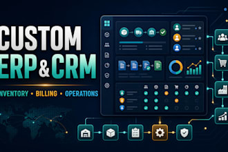 build custom erp CRM and inventory software in laravel