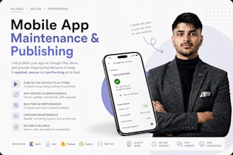 manage and publish the application