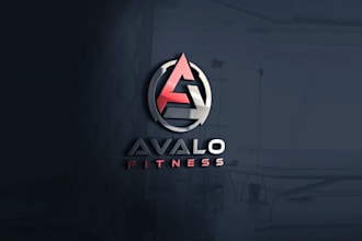 design authentic fitness brand logo