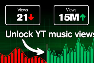 promote and optimized your youtube music video to 1 million views with video SEO