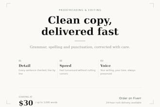 be your fast and trusted proofreader