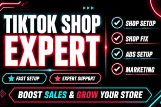 setup tiktok shop fix tiktok shop dropshipping tiktok shop ads tiktok marketing