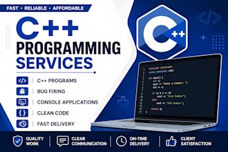 write cpp programs and debug cpp code