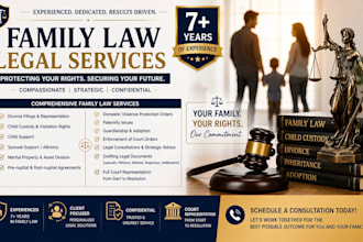 your family lawyer for divorce, child custody and child support cases