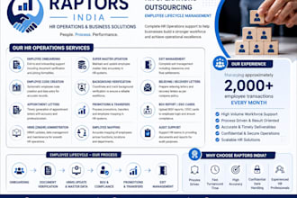 provide complete HR outsourcing, onboarding and zinghr support
