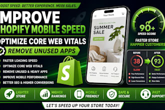 improve shopify mobile speed optimize core web vitals clean unused apps