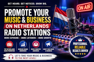 promote your music and business on netherlands radio stations