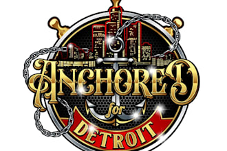 design luxury anchor logo