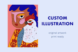 create a custom storytelling illustration for your brand or project