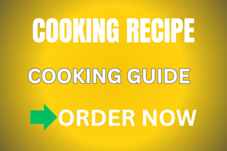 create authentic food recipe and cooking guide