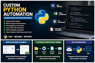 build custom python automation scripts