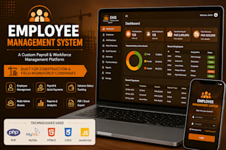 build a custom employee management and payroll system