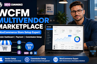 setup wcfm multivendor marketplace website with woocommerce
