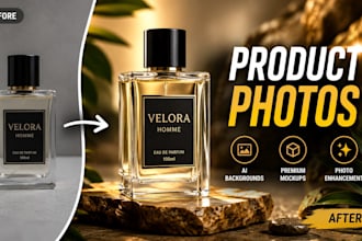 create ai product photography, realistic ai backgrounds and product mockups