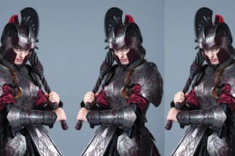 custom cosplay creation armor props costume 3d printing weapon pepakure eva foam