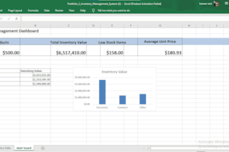 create an excel inventory tracker