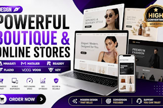 design powerboutique 42stores mnasati matajer readdy flazio voog  vzy website