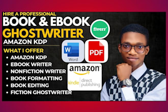 be your 50 000 words ebook ghost writer, book ghostwriter, book writer